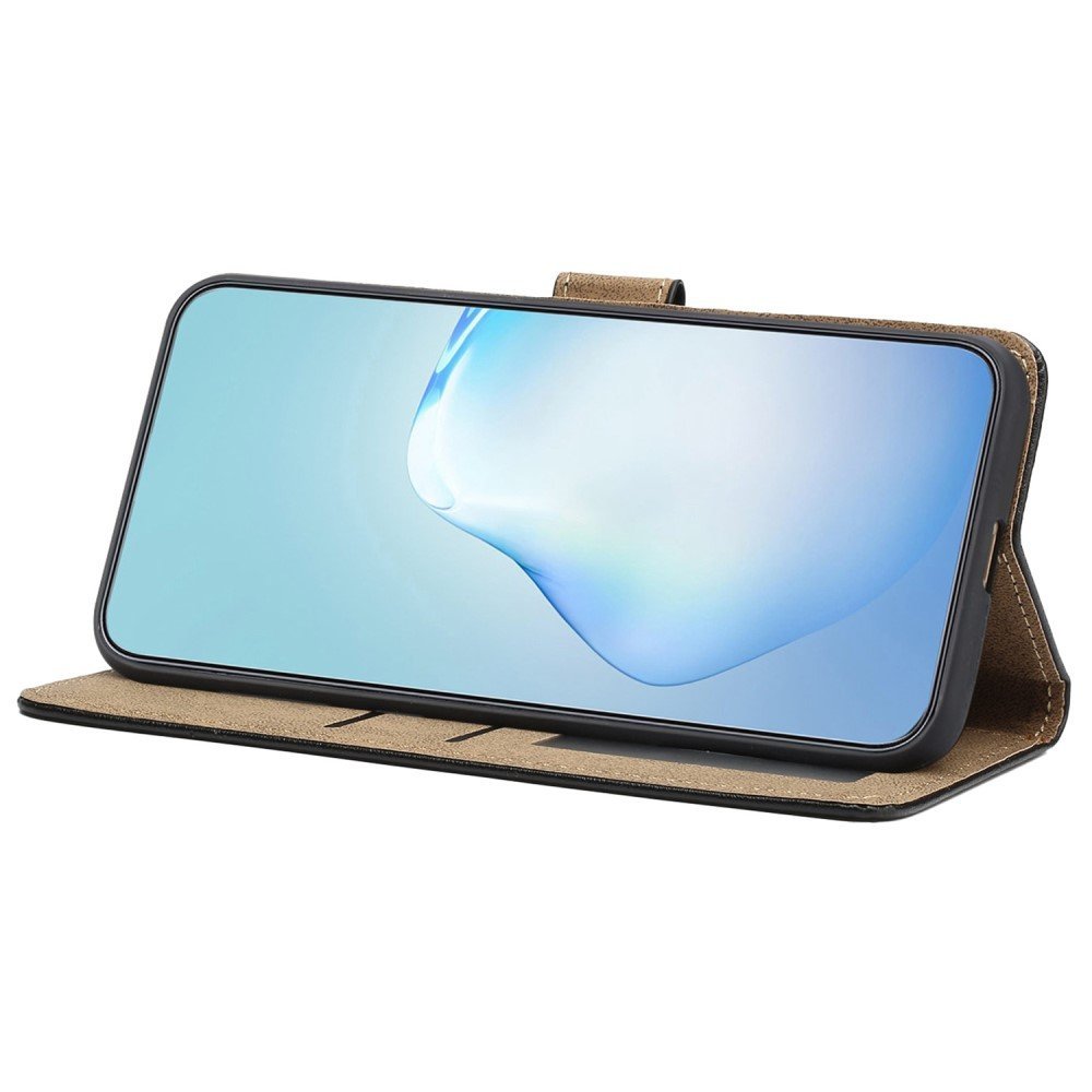 Étui portefeuille en cuir pour iPhone 13 Pro 6,1 pouces - Noir – Image 2