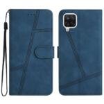 Étui portefeuille en cuir PU pour Samsung Galaxy A22 4G - Bleu