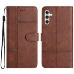 Étui portefeuille en cuir pour Samsung Galaxy A04s 4G - Café