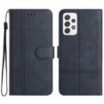 Étui portefeuille en cuir pour Samsung Galaxy A72 4G/5G - Bleu