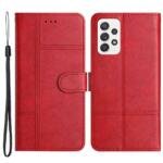 Étui portefeuille en cuir pour Samsung Galaxy A23 5G/4G - Rouge