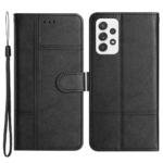 Étui portefeuille en cuir pour Samsung Galaxy A23 5G/4G - Noir
