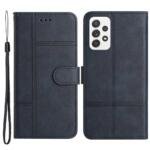 Étui portefeuille en cuir pour Samsung Galaxy A23 5G/4G - Bleu