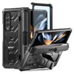 Coque robuste avec support pour Samsung Galaxy Z Fold4 5G SM-F936B - Noir