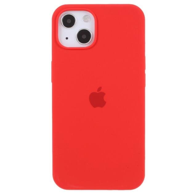 Coque silicone pour iPhone 14 - Rouge