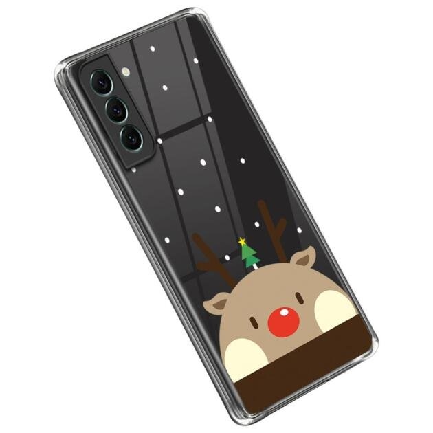 Coque de Noël pour Samsung Galaxy S22 5G - Cerf dodu