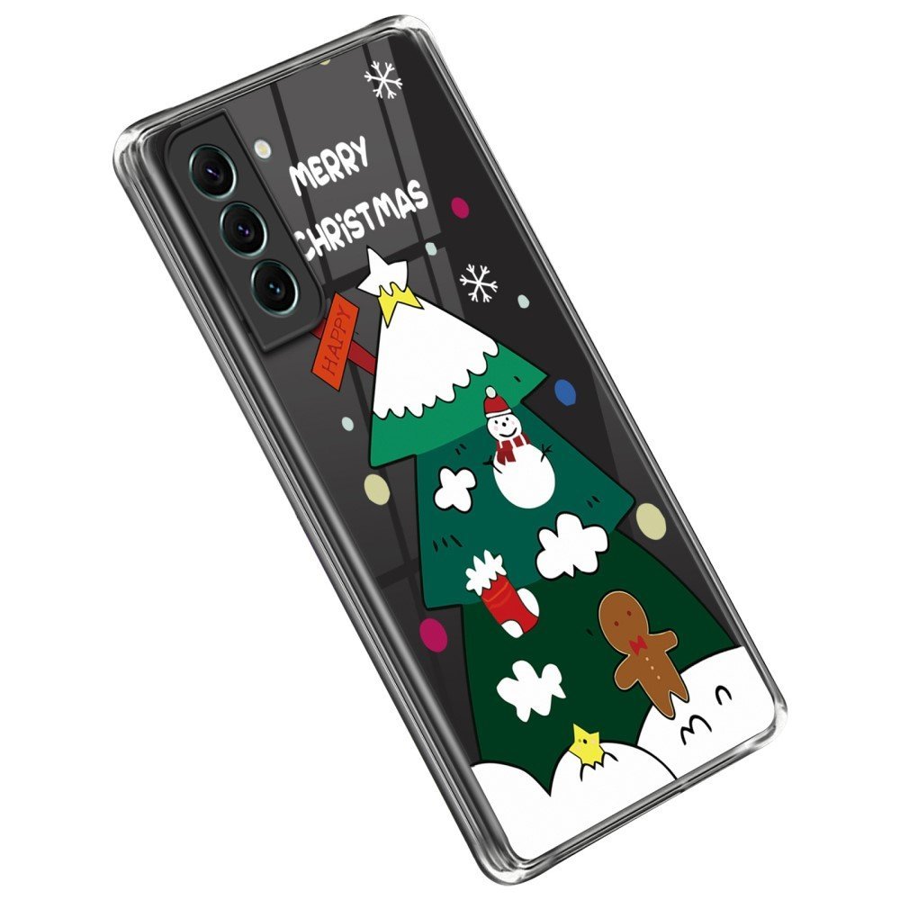 For Samsung Galaxy S22 5G Christmas Pattern Printing TPU Case Anti-drop Protective Xmas Phone Cover - Christmas Tree