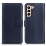 Étui portefeuille en cuir pour Samsung Galaxy S23 5G - Bleu