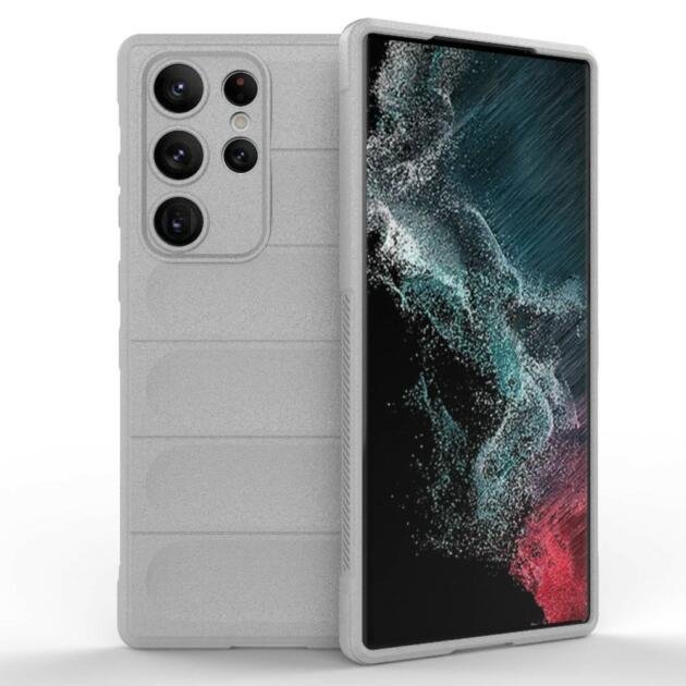 Coque TPU pour Samsung Galaxy S23 Ultra 5G - Gris Clair