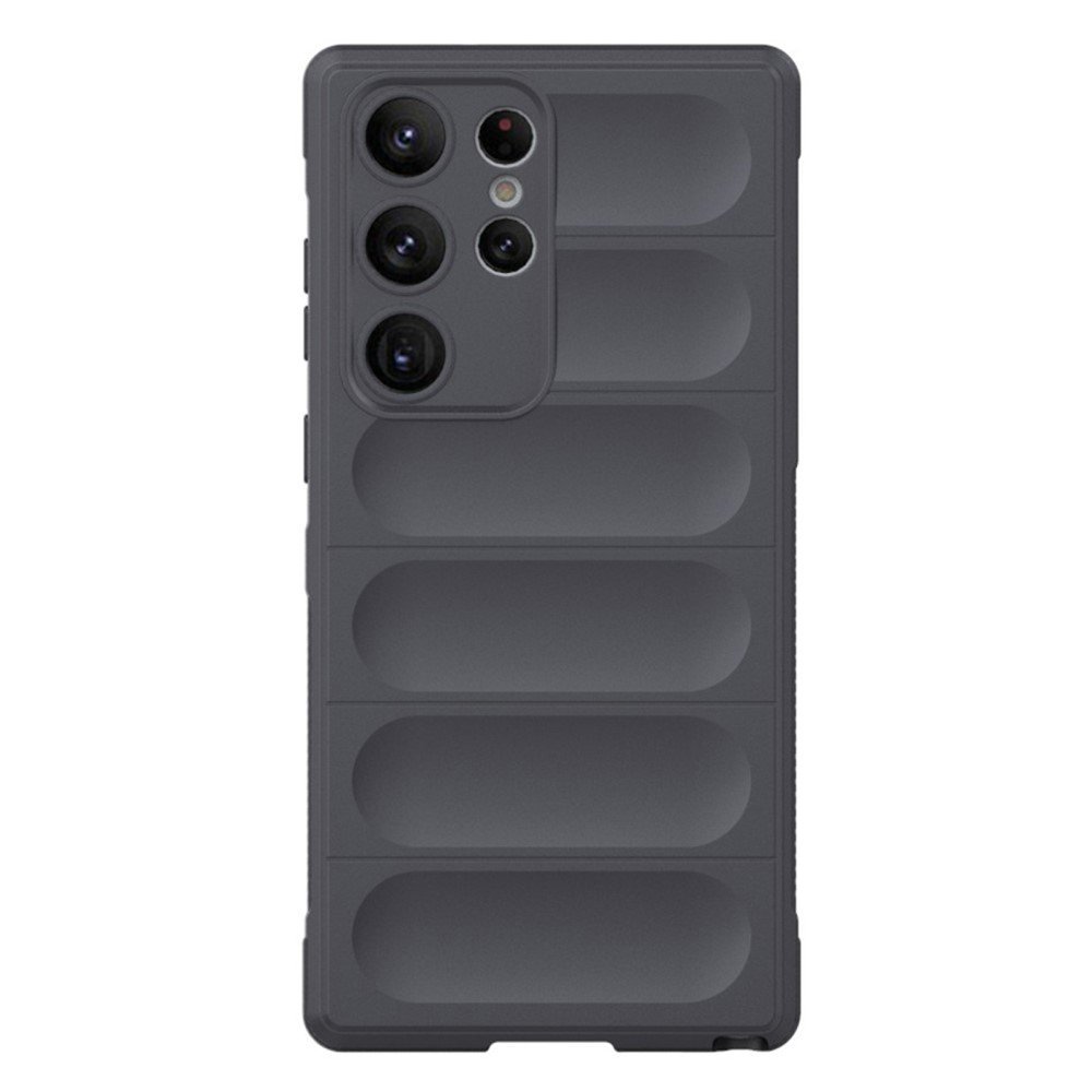 Anti-fall Phone Cover for Samsung Galaxy S23 Ultra 5G, Soft TPU Protective Cell Phone Case - Dark Grey