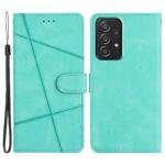 Étui portefeuille en cuir pour Samsung Galaxy A73 5G - Vert