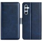 Étui portefeuille en cuir pour Samsung Galaxy A54 5G - Bleu