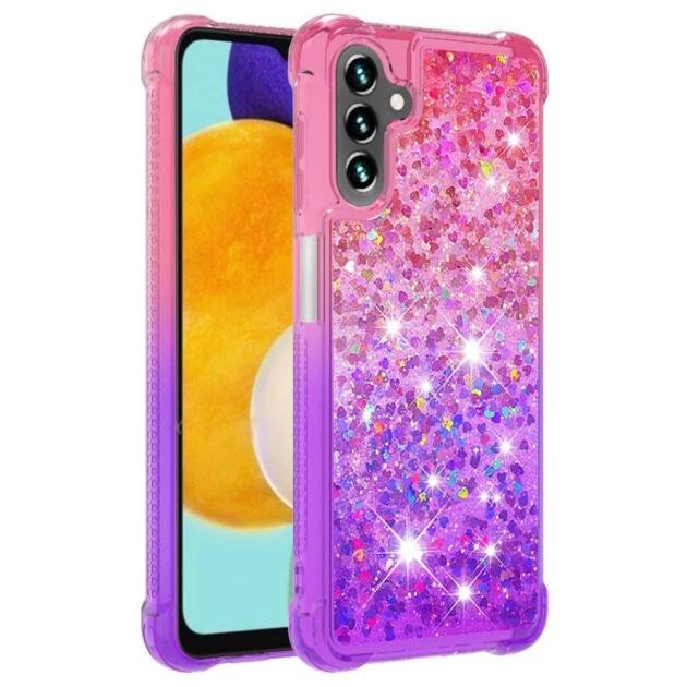 Coque Quicksand pour Samsung Galaxy A54 5G - Rose/Violet