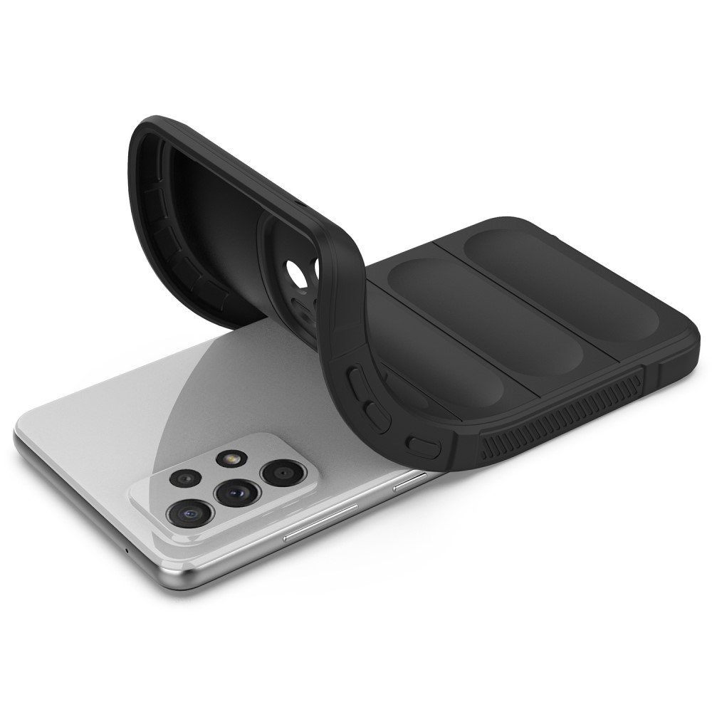 For Samsung Galaxy A52 4G/5G/A52s 5G Non-Slip Soft TPU Phone Case Drop-Proof Cell Phone Protective Cover - Dark Grey – Image 3