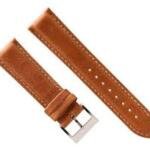 Bracelet montre en cuir pour Apple Watch 42/44/45/49mm - Marron
