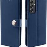 Étui Skin Book pour Samsung Galaxy A14 5G/4G - Bleu