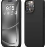 Coque silicone iPhone 15 Pro - Noir