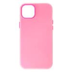 For iPhone 15 Matte Slim-Fit Phone Shell TPU Phone Case Soft Smartphone Back Cover - pink