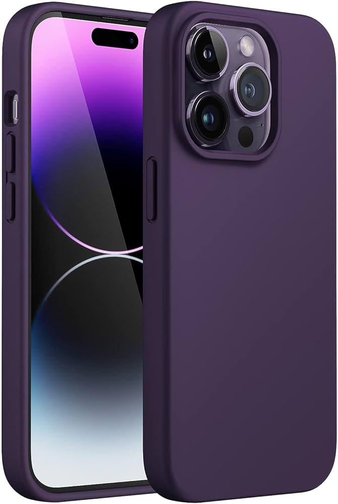 Coque TPU mat pour iPhone 15 - Violet