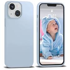 For iPhone 15 Plus Matte Slim-Fit Phone Shell TPU Phone Case Soft Smartphone Back Cover - light blue