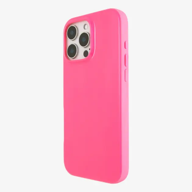 For iPhone 15 Pro Matte Soft TPU Phone Case Ultra Slim Anti-fingerprint Mobile Phone Back Cover - pink