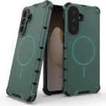 Coque magnétique MagSafe pour Samsung S25 Ultra - Vert Foncé