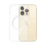 Coque MagSafe silicone pour Apple iPhone 13 Pro Max - Transparent