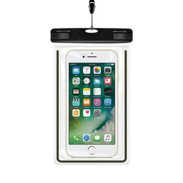 Pochette de Protection Étanche pour Smartphone Black