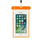 Pochette de protection étanche pour smartphone - Orange