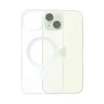 Coque Silicone MagSafe Compatible pour Apple iPhone 15 Transparent