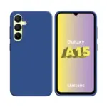 Coque silicone pour Samsung Galaxy A15 5G - Bleu
