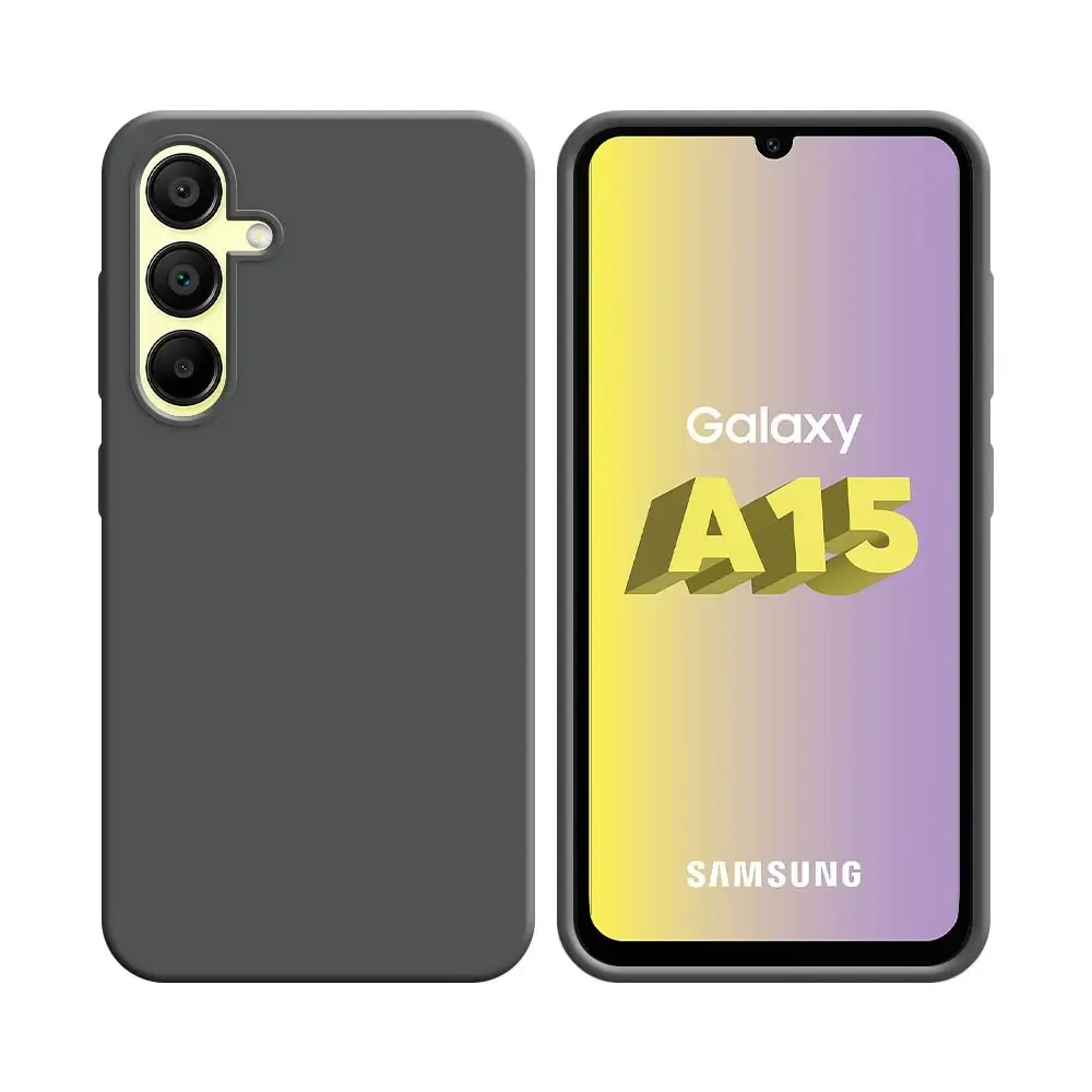 Silicone case/Coque en silicone Black for Galaxy A15 5G