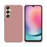 Silicone Case/Coque en Silicone for Samsung Galaxy A24 4G-Pink