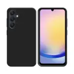 Silicone Case/Coque en Silicone Black for Galaxy A25 5G