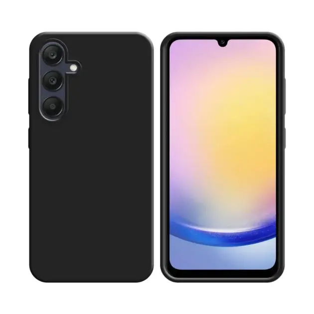 Silicone Case/Coque en Silicone Black for Galaxy A25 5G