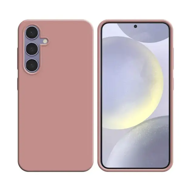 Silicone case/Coque en Silicone-Pink S24