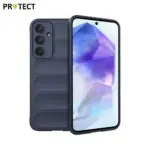 For Samsung Galaxy A55 5G Non-Slip Soft TPU Phone Case Drop-Proof Cell Phone Protective Cover - Blue