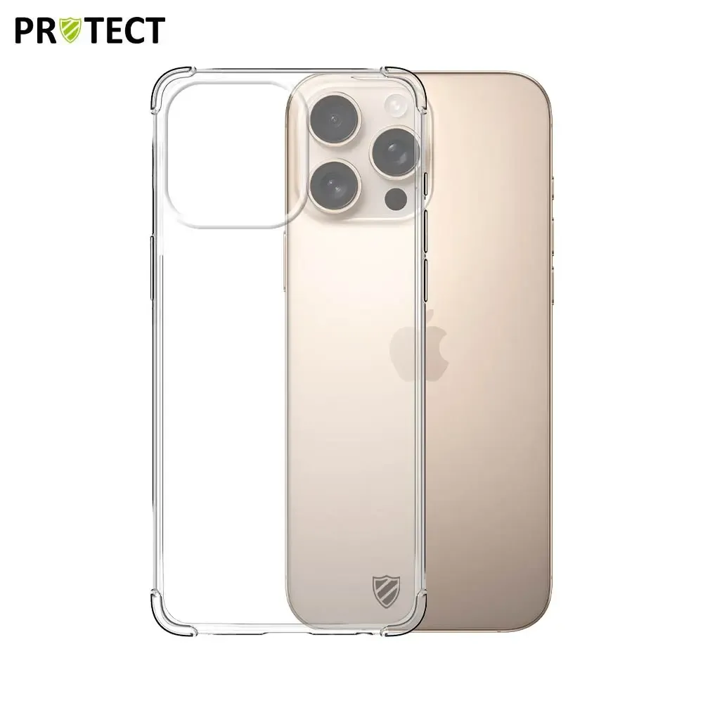 Coque Silicone Renforcée PROTECT pour Apple iPhone 16 Pro Max Transparent