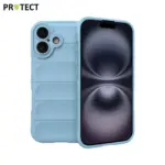 Protective case for iPhone 16 light blue