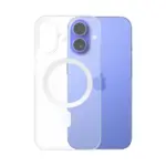 Coque MagSafe silicone pour Apple iPhone 16 - Transparent