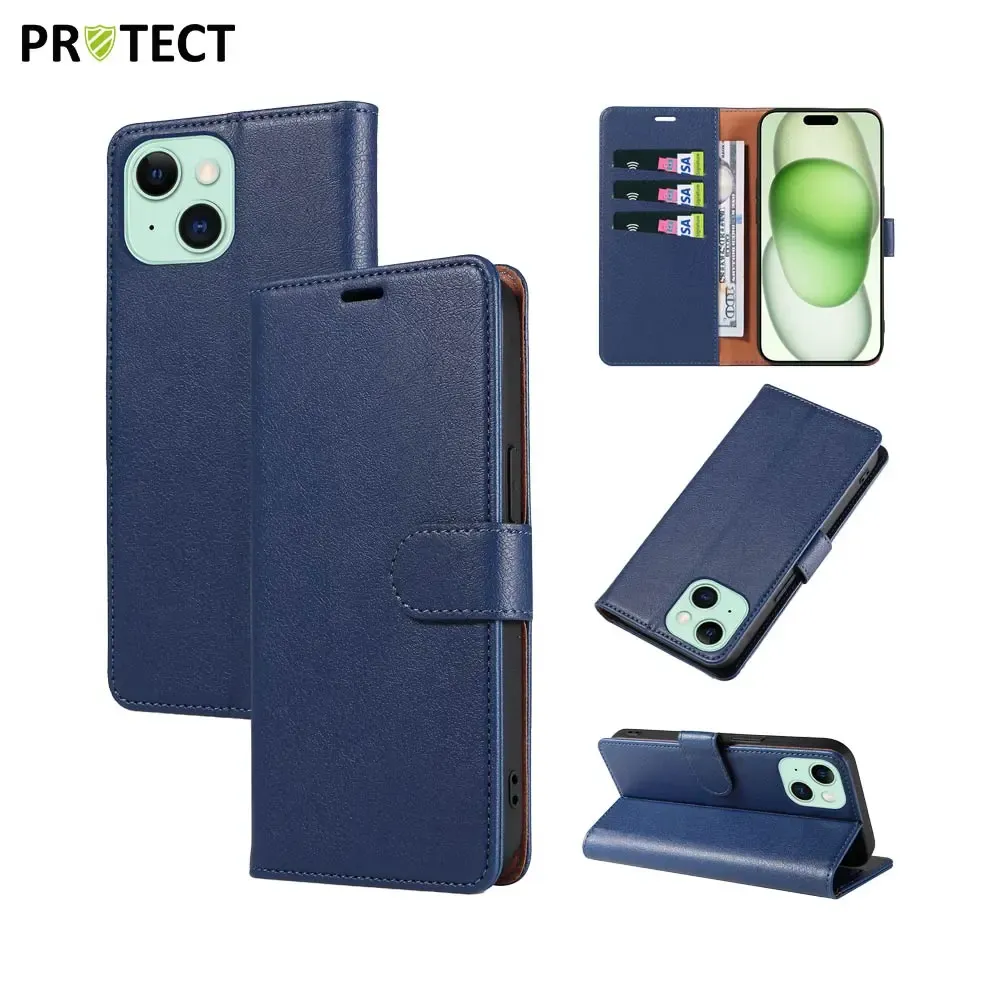 Housse de Protection IP011 PROTECT pour Apple iPhone 15 Bleu Marine