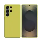 Silicone Case/Coque en Silicone For Samsung Galaxy S25 Ultra -Yellow
