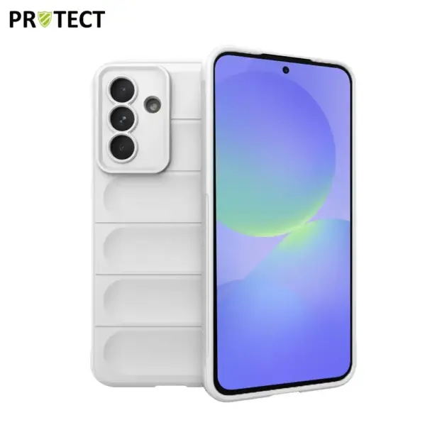 Cell Phone Cover Bag for Samsung Galaxy A36/56 5G, Drop Resistant TPU Rugged Back Phone Case - White