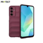 Cell Phone Cover Bag for Samsung Galaxy A16 / A17 5G, Drop Resistant TPU Rugged Back Phone Case - Wine Red