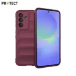 Cell Phone Cover Bag for Samsung Galaxy A36/56 5G, Drop Resistant TPU Rugged Back Phone Case - Wine Red