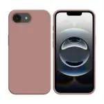 Coque Silicone Compatible pour Apple iPhone 16e Rose