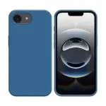 Coque Silicone Compatible pour Apple iPhone 16e Bleu Marine