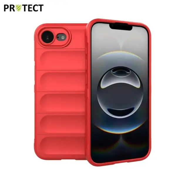 Coque de Protection IX008 PROTECT pour Apple iPhone 16e Rouge