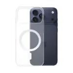Coque Silicone MagSafe Compatible pour Apple iPhone 17 Pro Max Transparent