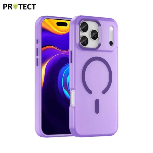 iPhone 17 Pro protective dark purple transparent